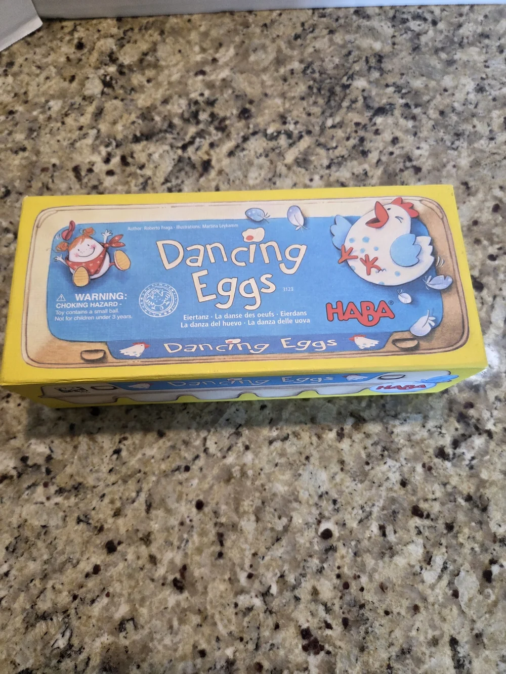 HABA Dancing Eggs Game 2003 Complete w/ Instructions Kids Family Party Game Vtg